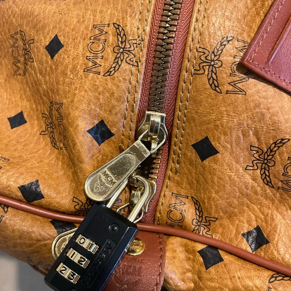 MCM large Brown Monogram Bag